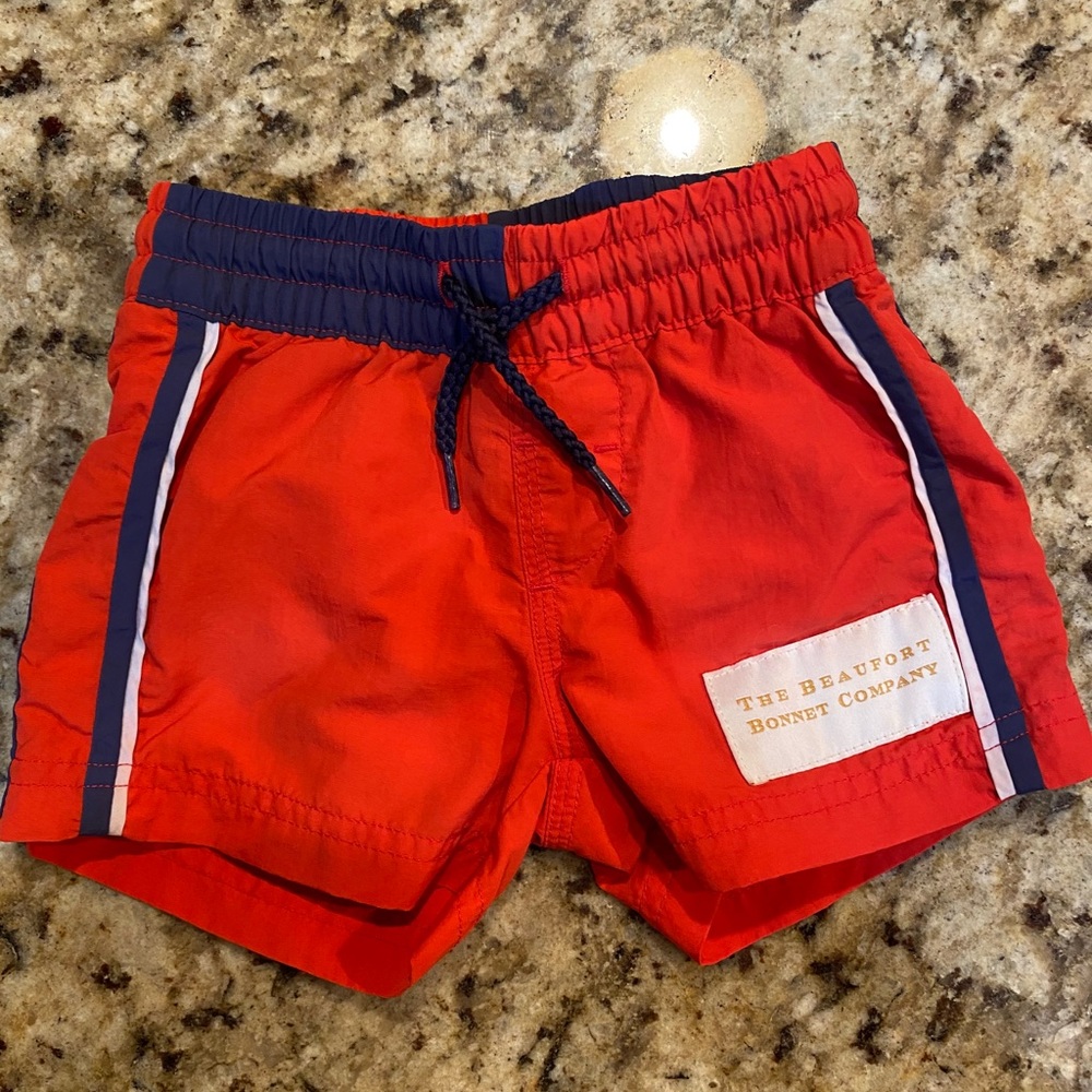 Beaufort Bonnet Company baby boy swim trunks